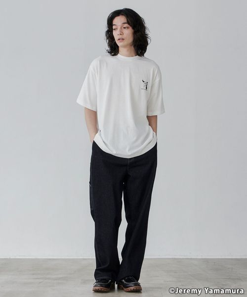 Jeremy Yamamura×コーエン グラフィックプリントTシャツ