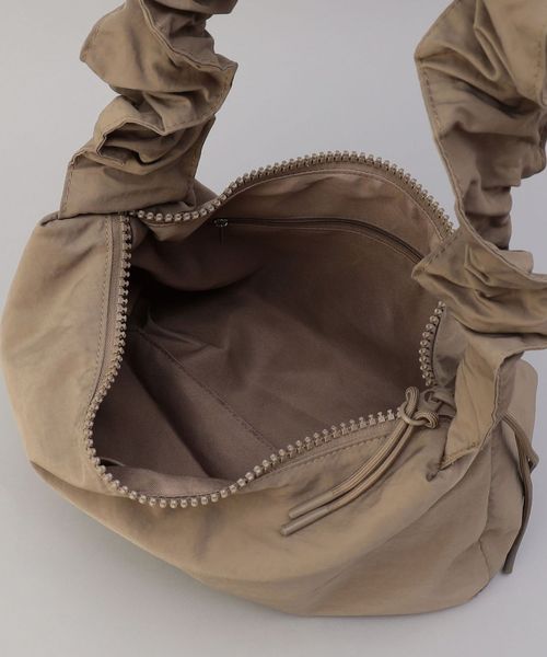 ギャザーハンドルショルダーバッグ