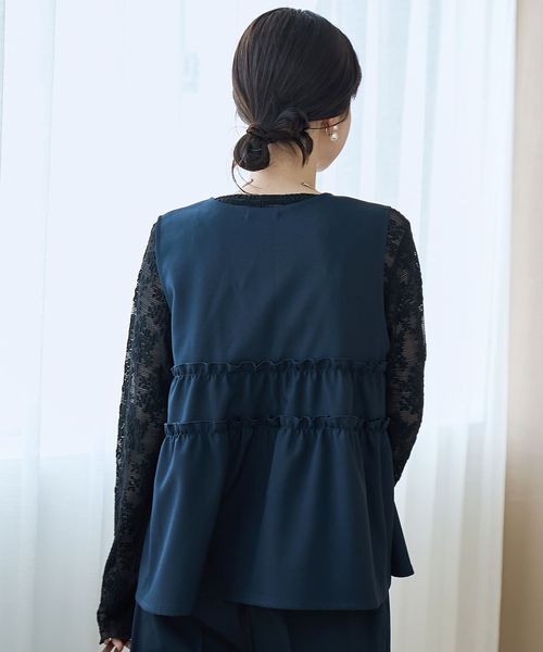 セットアイテム】リネンライク ビスチェセットアップ