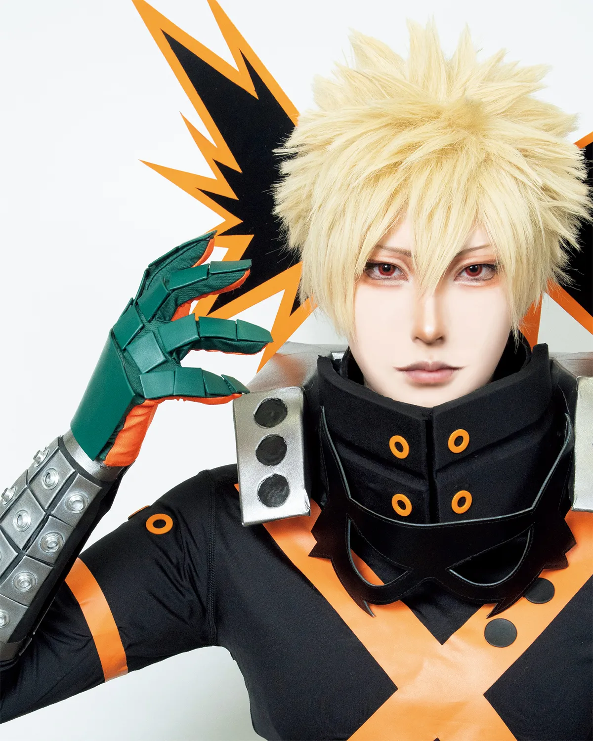 ヒロアカ】爆豪勝己風コスプレメイクのやり方！ ハネ上げラインで