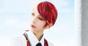 コスプレイヤーEVA『宝石の国』パパラチアウィッグはふかしにした超