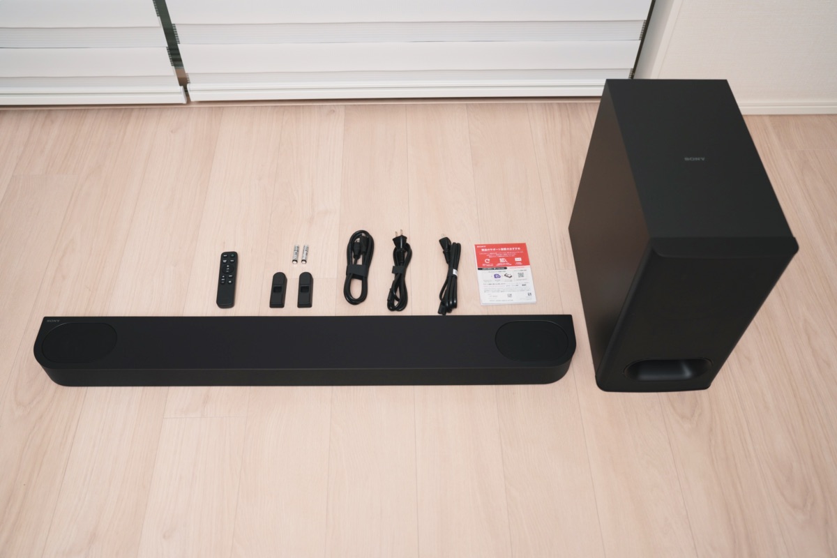 BRAVIA Theatre Bar 6｜HT-B600』レビュー｜高コスパのソニー製 3.1