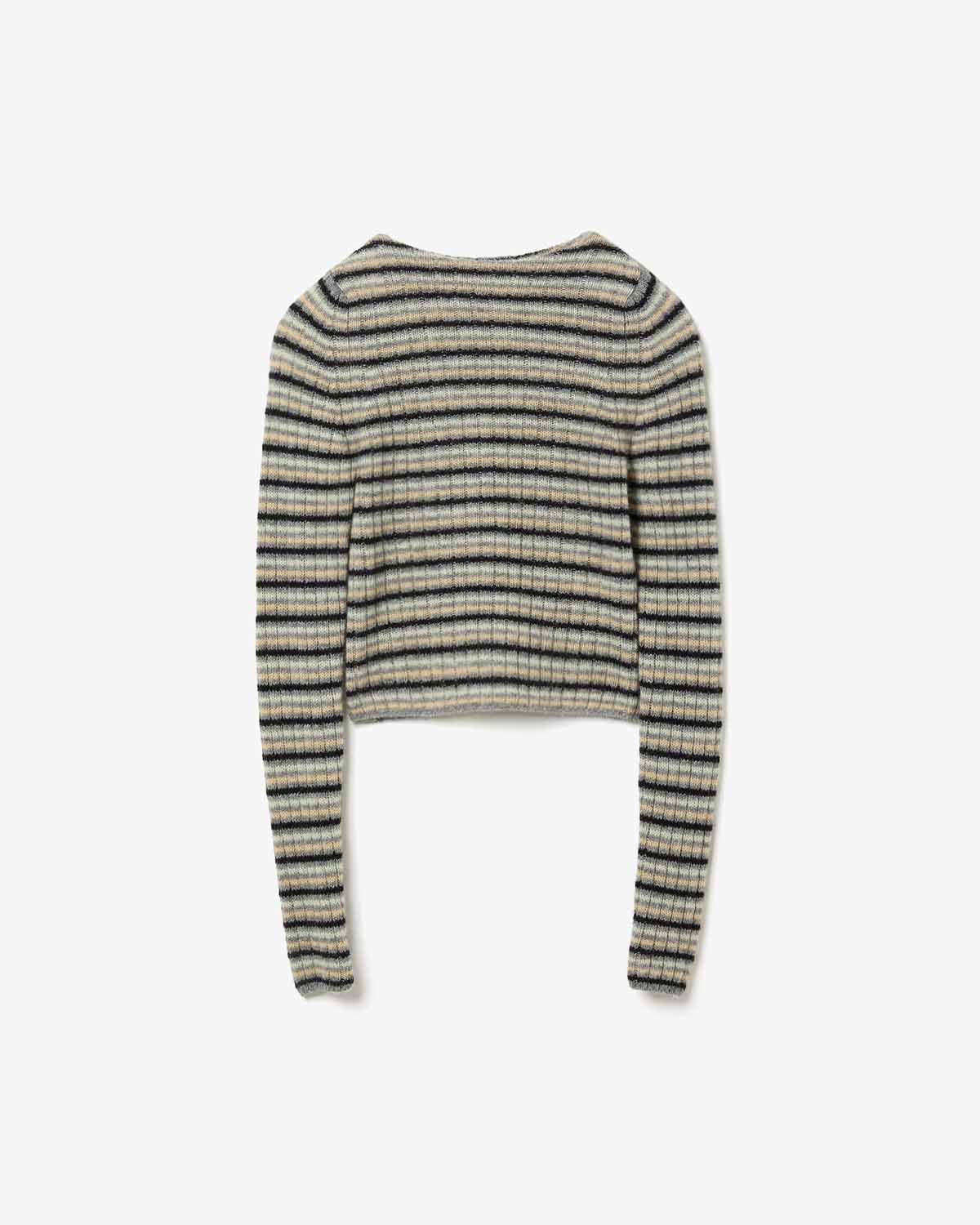 SHETLAND WOOL CASHMERE RIB KNIT BOAT-NECK P/O – COVERCHORD