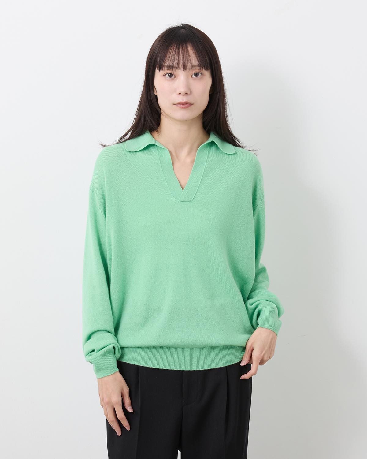 SUPER FINE CASHMERE SILK KNIT SKIPPER POLO – COVERCHORD