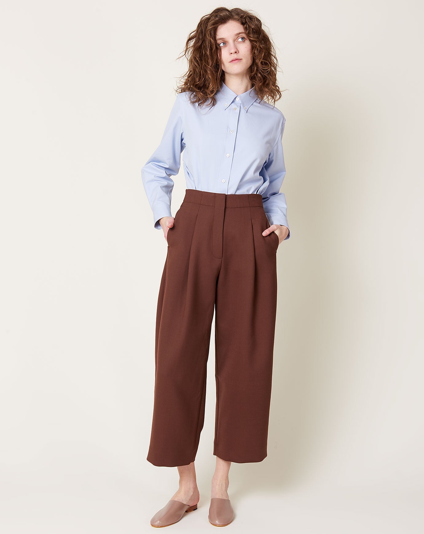Dordoni Pants in Cedar | Studio Nicholson | Covet + Lou | Covet + Lou