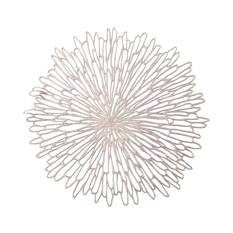 Chilewich（チルウィッチ）ブルーム プレイスマット ガンメタル｜5