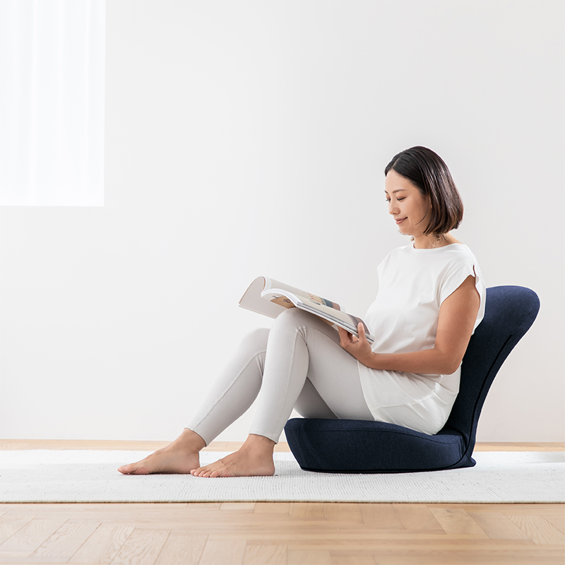 &MEDICAL（アンド メディカル）ストレッチ チェア ネイビー｜5%point