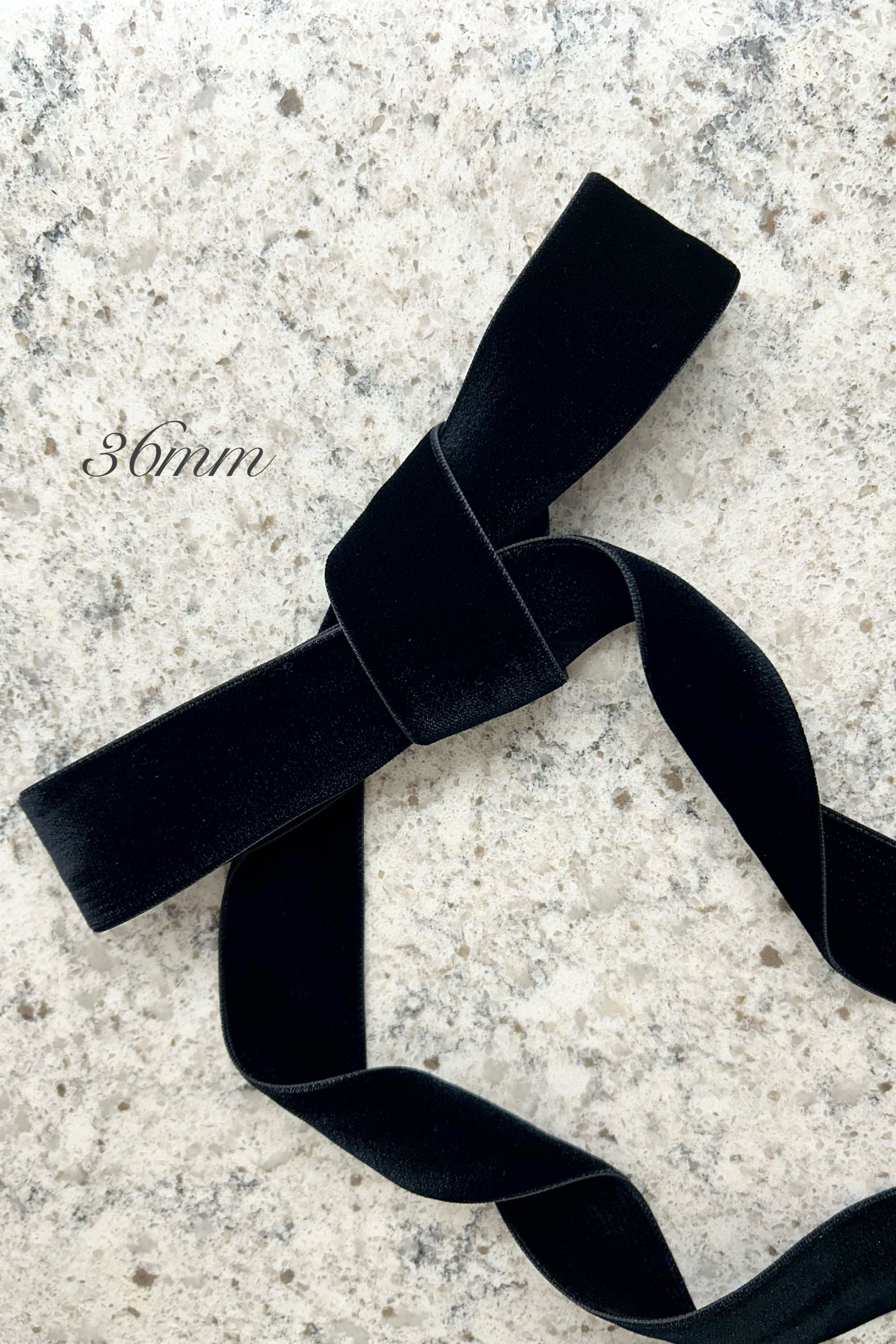 ダブルフェイスベルベットリボン ベロアリボン 24mm/36mm/48mm ≪BR-01
