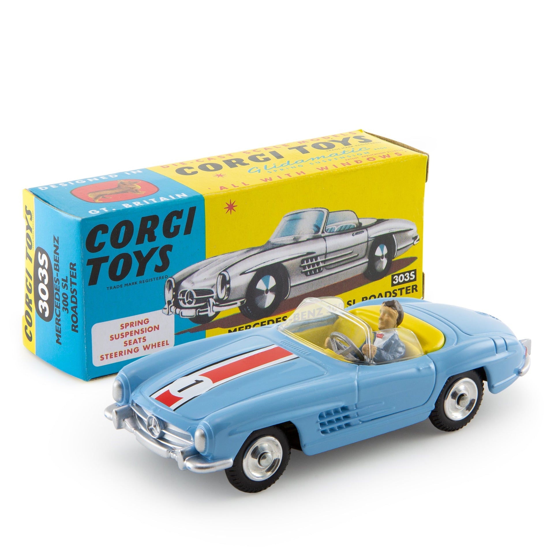 Mercedes-Benz 300 SL Open Roadster (303S) – Corgi Model Club USA