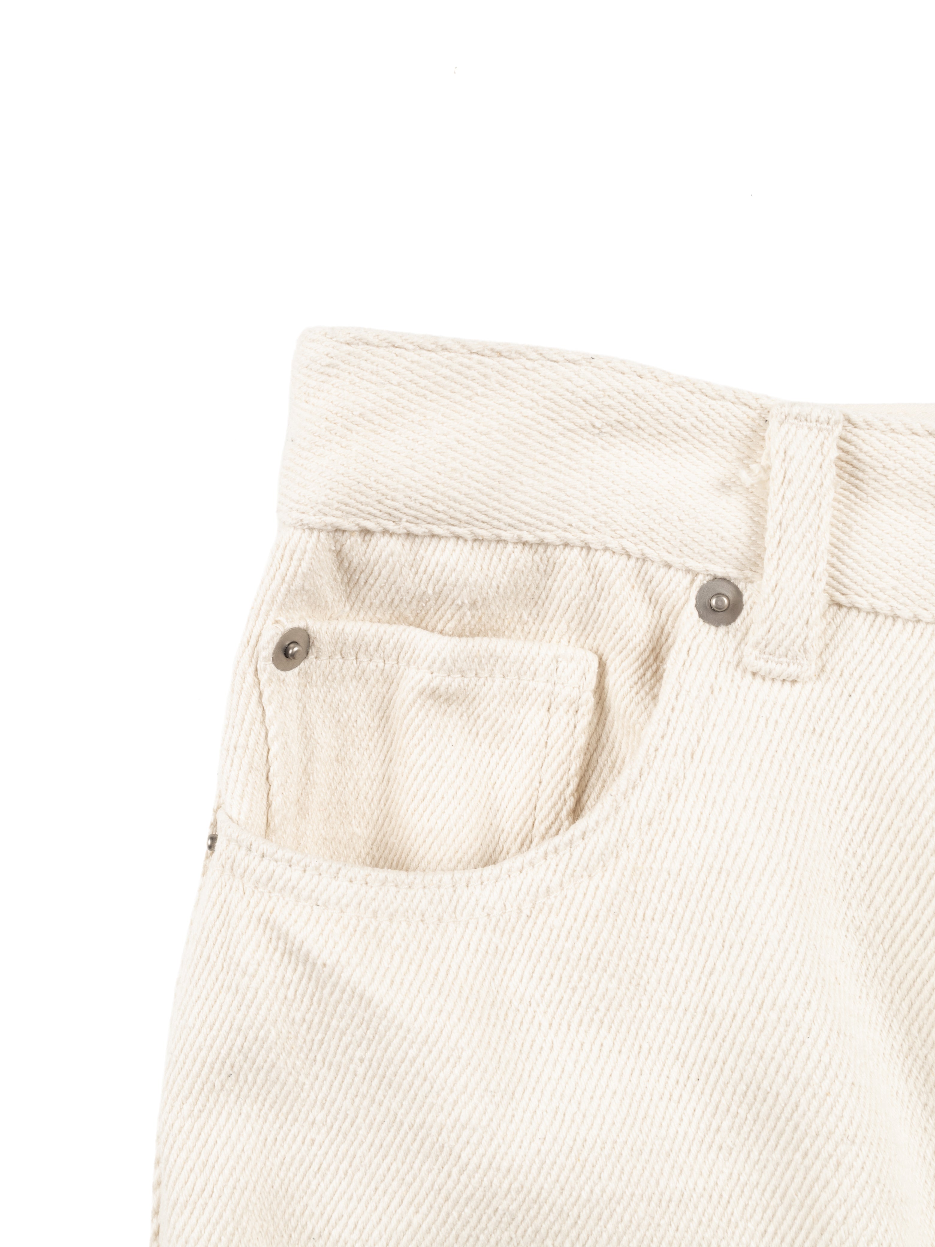 SILK NEP DENIM PANTS for WOMEN｜WHITE – Cornier