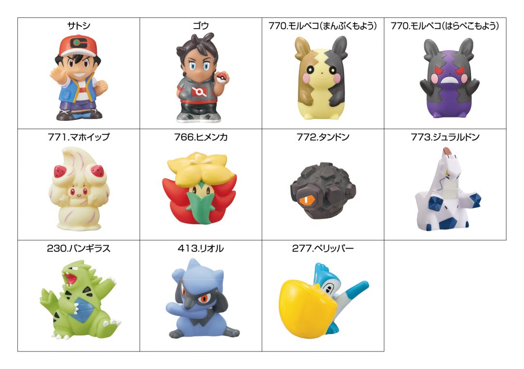 新ポケモン多数参戦！ 大人気ポケモンのソフビ人形シリーズ最新弾