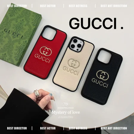 iphone 16 ケースgucci グッチ 皮製 iPhone16pro スマホケース 女性