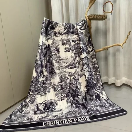 ディオール 高級ブランドブランケットコピー 花柄 エアコン用 毛布