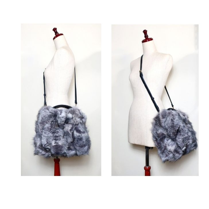 ikot フォックスファーバッグ