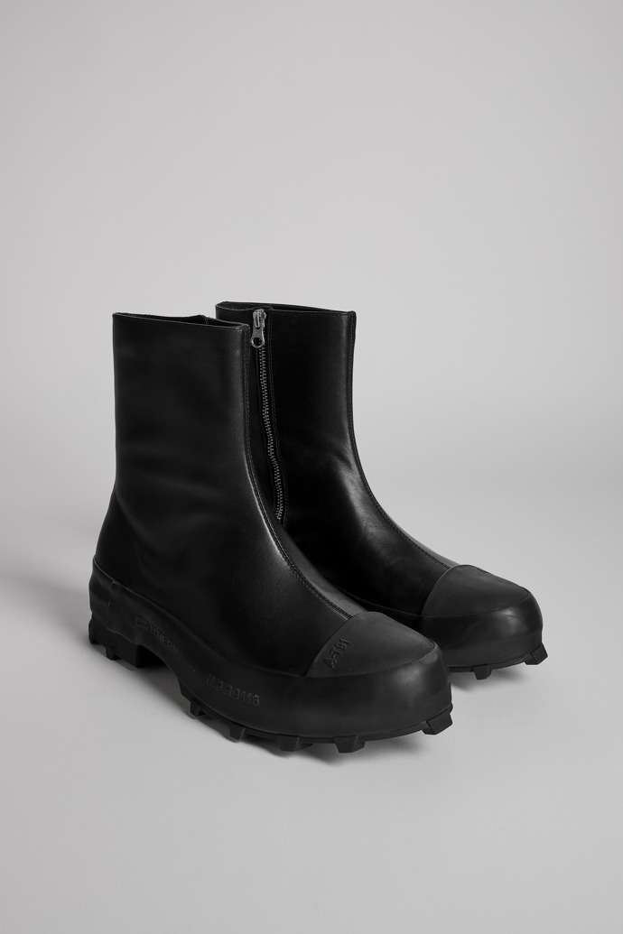 Tracktori Black Ankle Boots for Men - Autumn / Winter collection