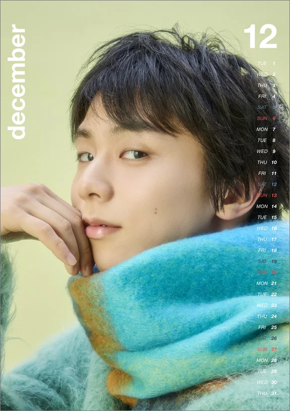 羽生結弦カレンダー26年版の中面公開 「すーてーきー」と早くもファン