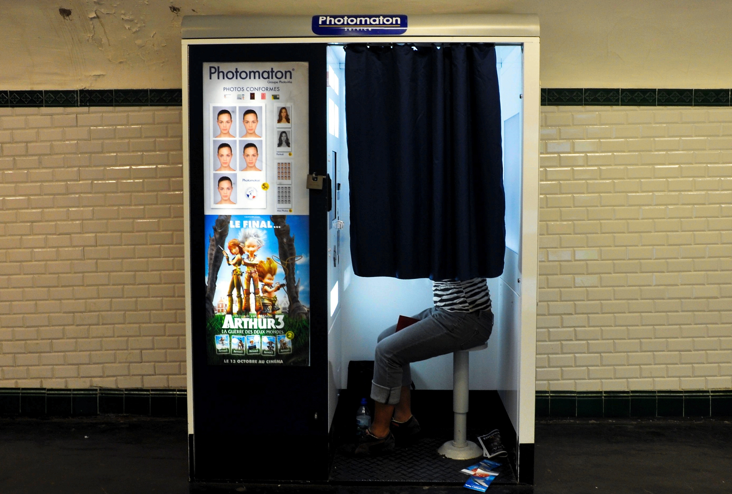 Le fabuleux destin de la cabine Photomaton, des vignettes d