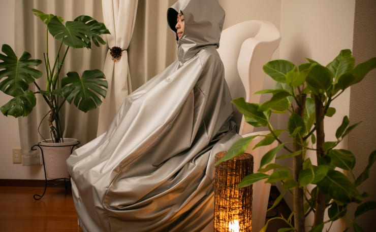 S*z様 ヨサYOSA チタンエッジケープ 保温 防災にも！ よもぎ蒸し S