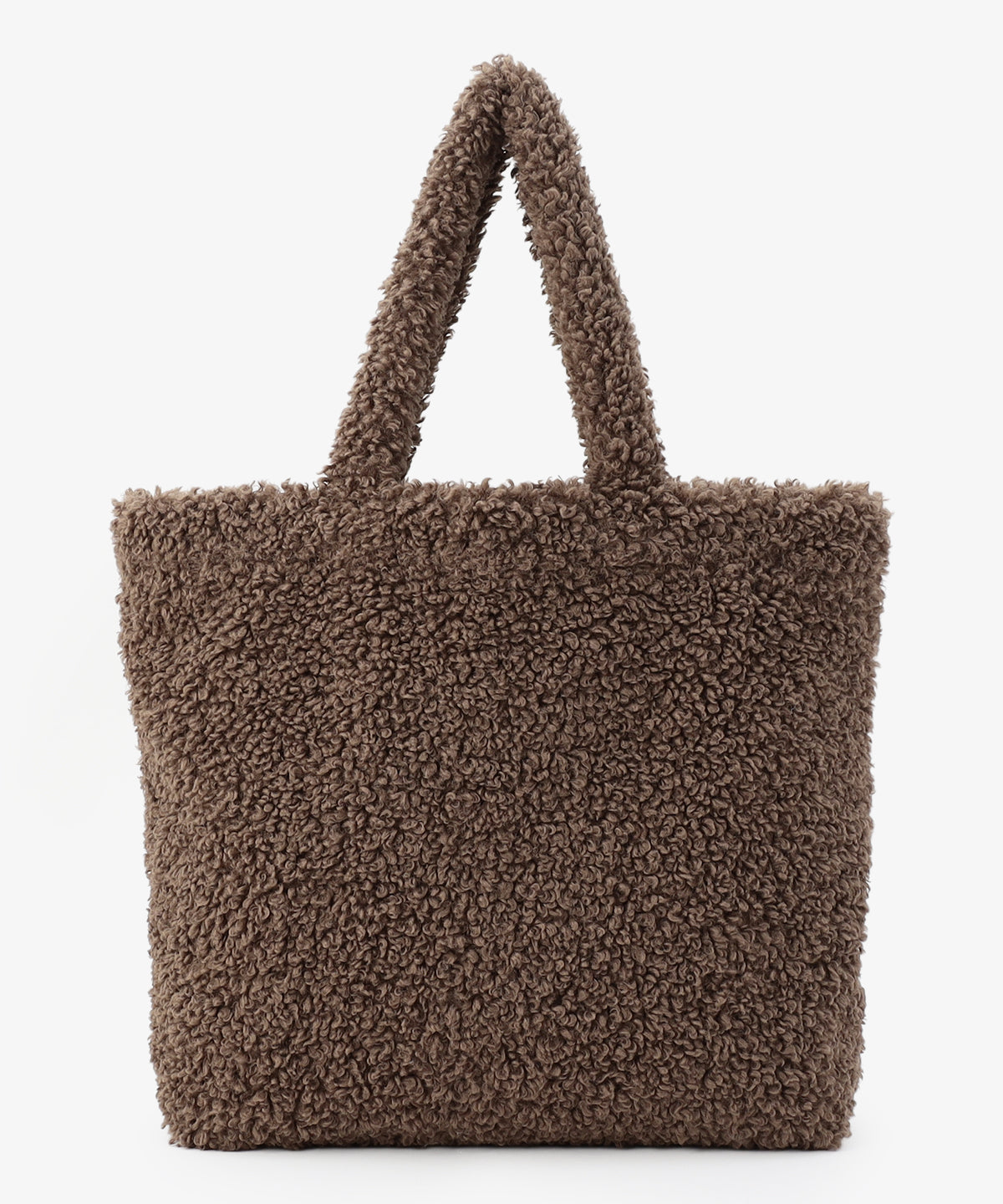 ボアトートバッグ BROWN
