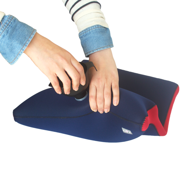 クロッツ やわらか湯たんぽ 座ぶとんタイプ（立ち上がり付