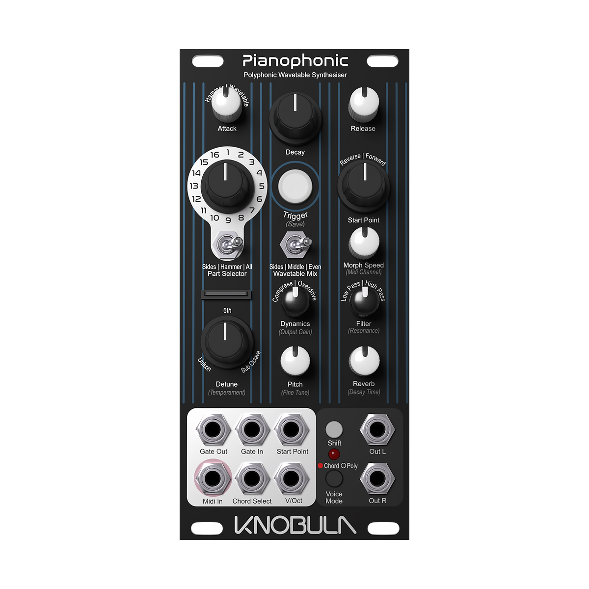 Knobula Pianophonic— Clockface Modular