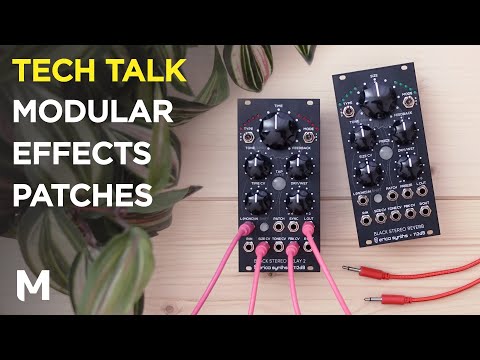 Erica Synths Black Stereo Reverb— Clockface Modular