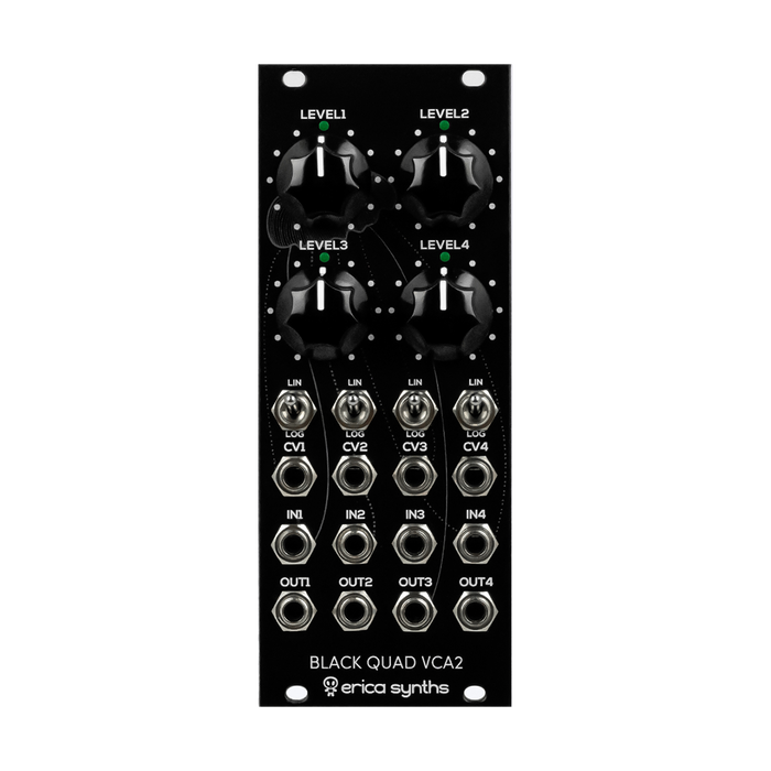 Erica Synths Black Quad VCA2— Clockface Modular