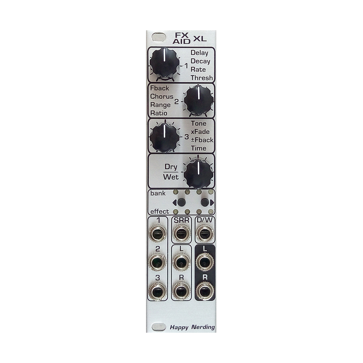 Happy Nerding FX AID XL (Silver)— Clockface Modular