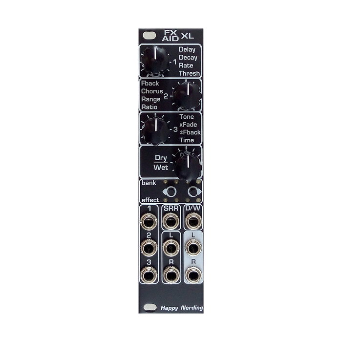 Happy Nerding FX AID XL (Black)— Clockface Modular