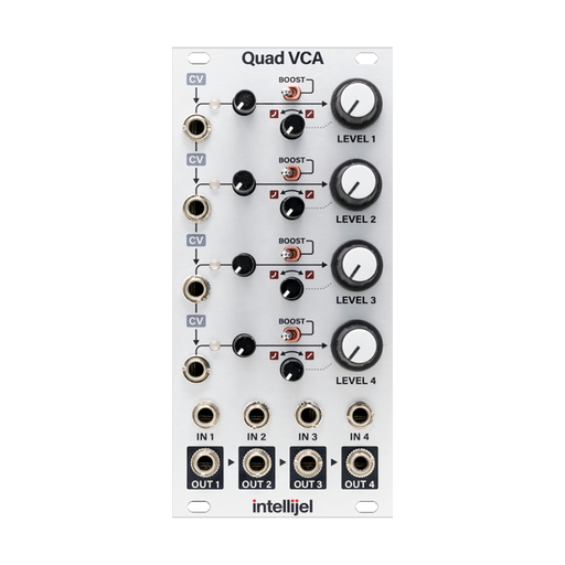 Intellijel Designs Quad VCA— Clockface Modular