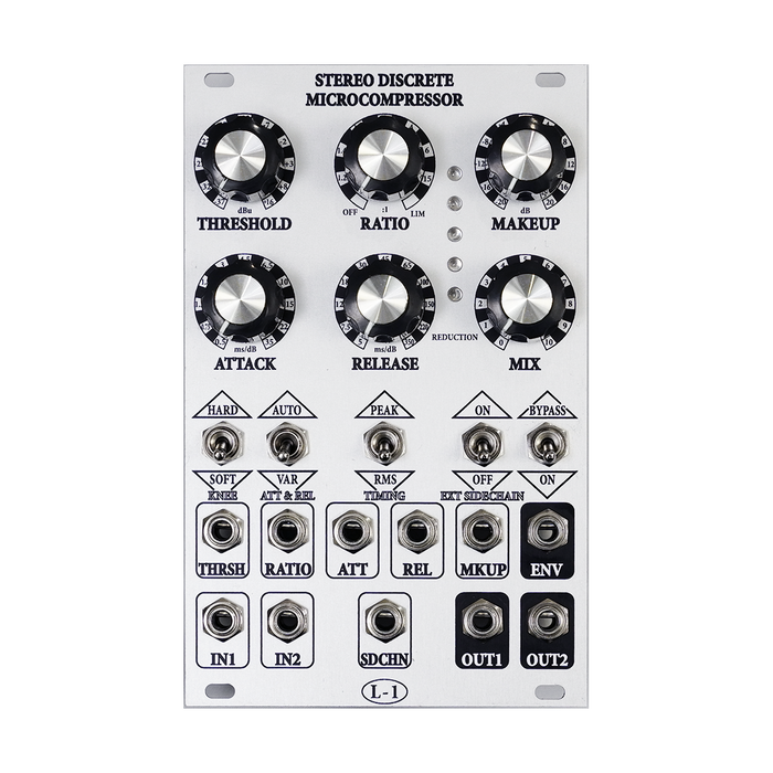 L-1 Stereo Discrete Microcompressor— Clockface Modular