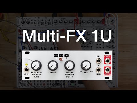 Intellijel Designs Multi-FX 1U— Clockface Modular