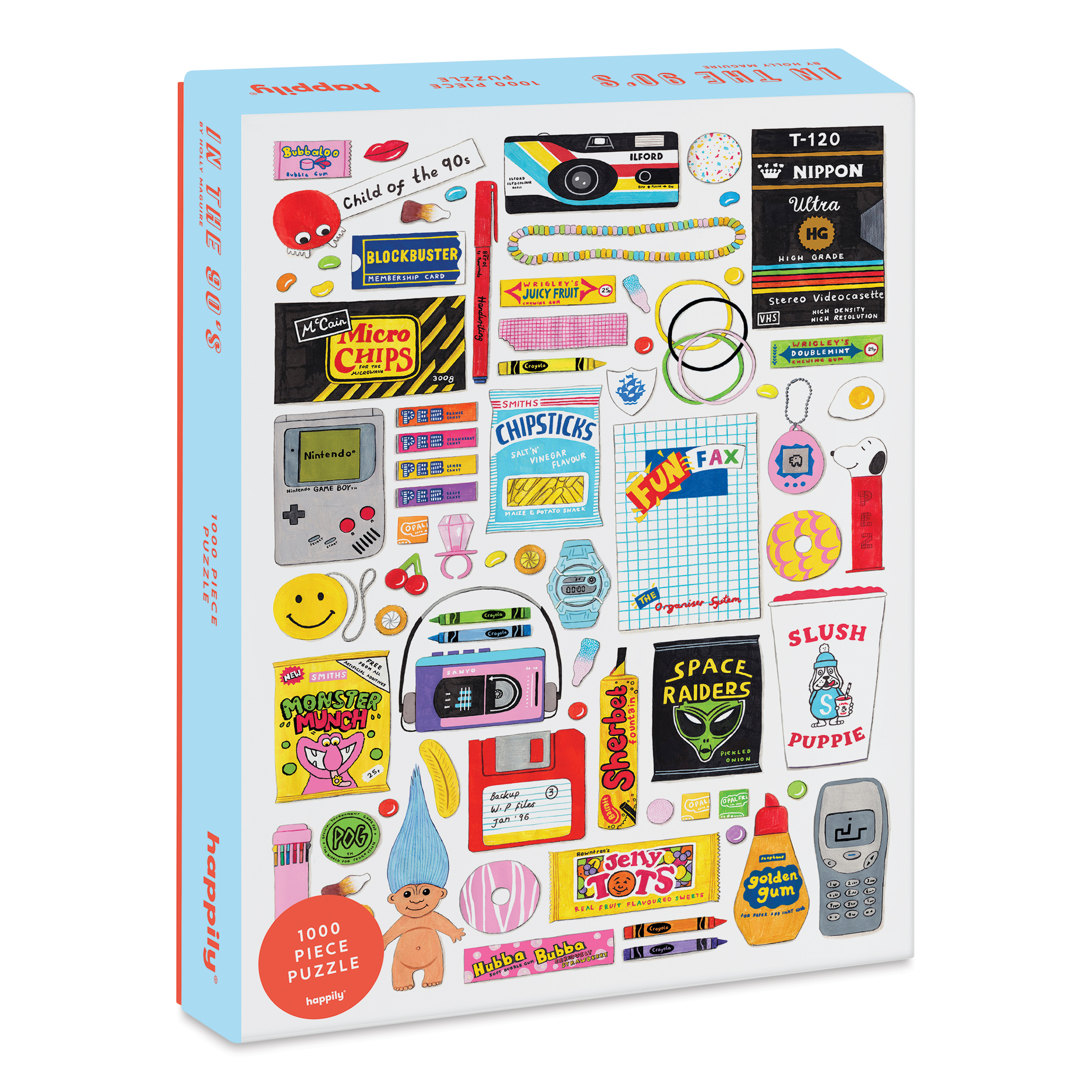 Happily Puzzles In the 90's 1,000-Piece Jigsaw Puzzle | BLICK Art