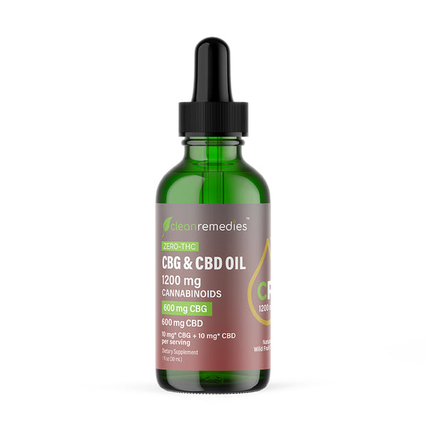 CBG & CBD Optimal Wellness Tincture Oil – Clean Remedies
