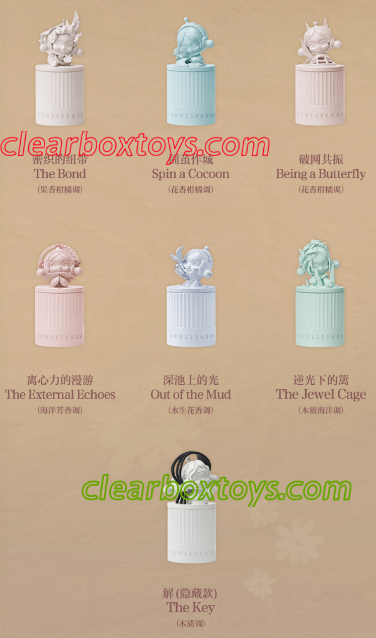 skullpanda the paradox scented candle - Clear Box Toys