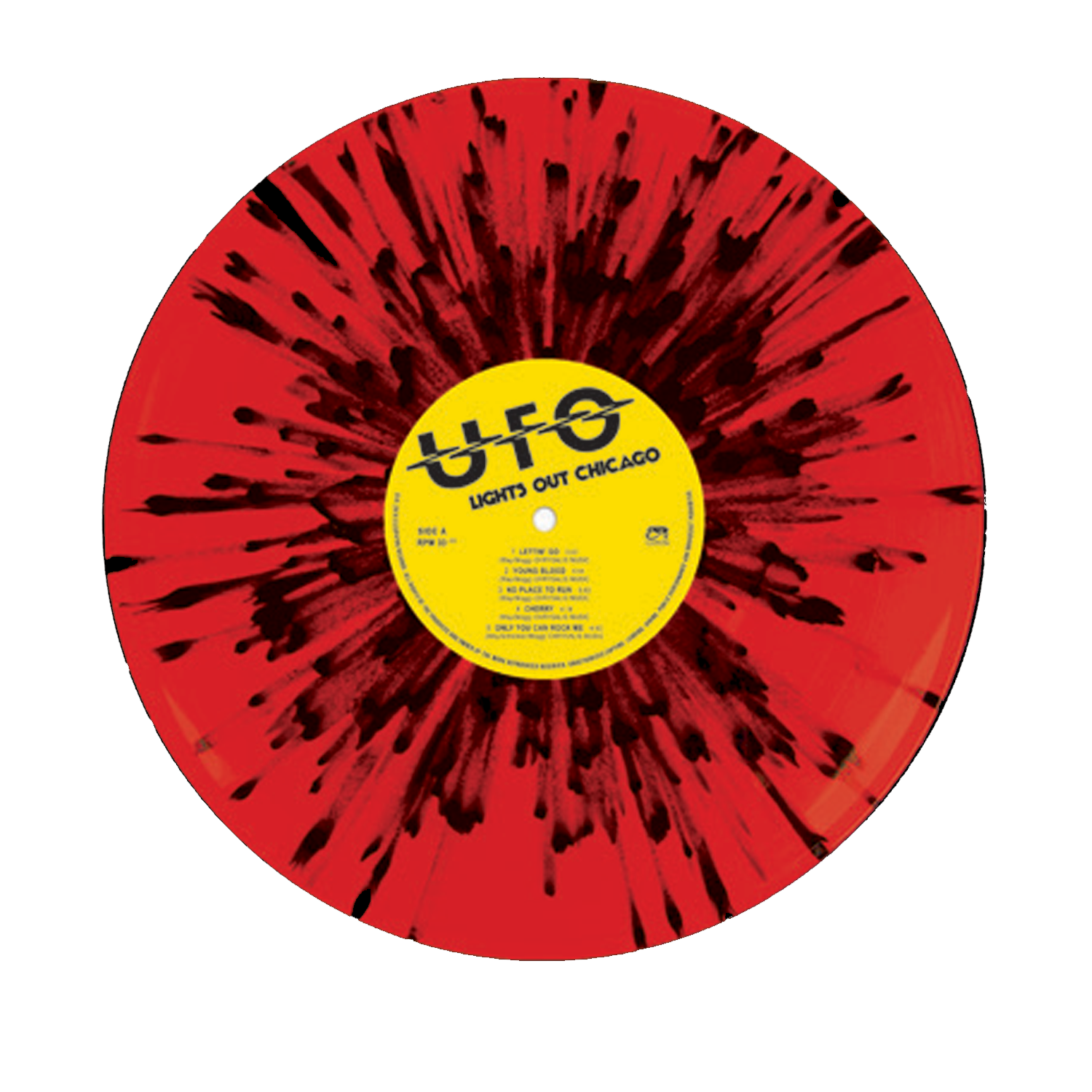 UFO - Lights Out Chicago (Red-Black Splatter Vinyl) - Cleopatra
