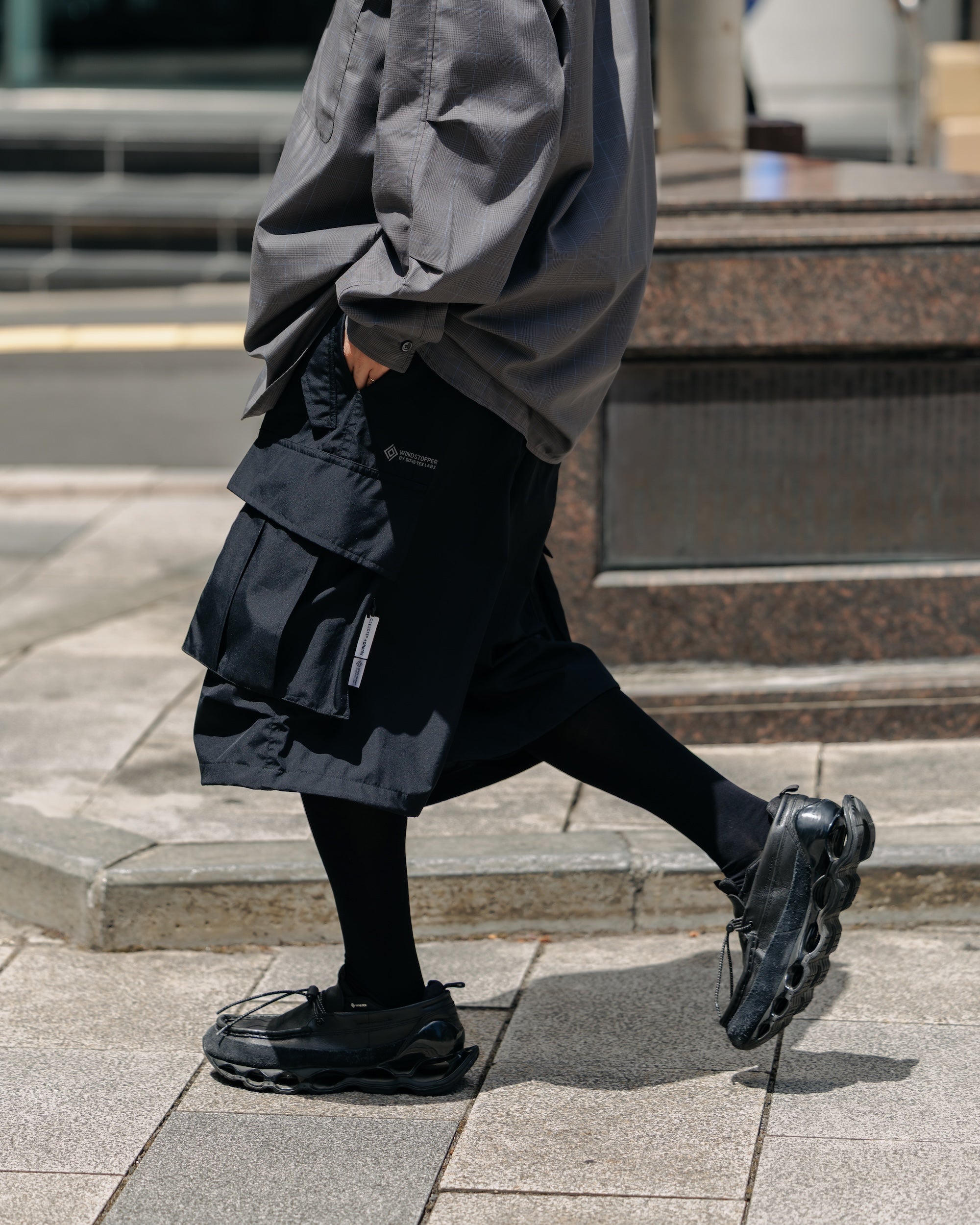 phenix WINDSTOPPER® BY GORE-TEX LABS CITY MILITARY HALF PANTS 003 (BL