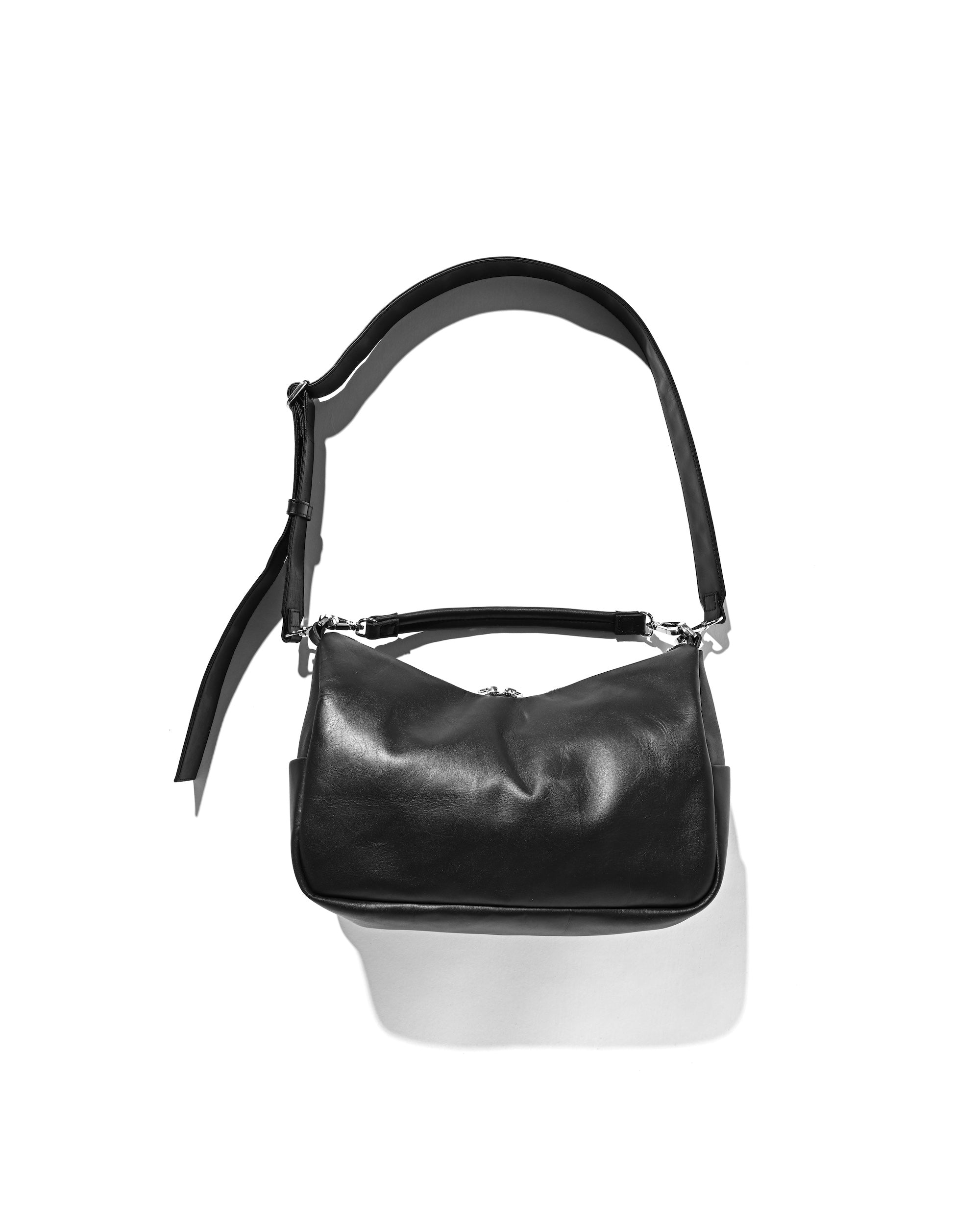 LEATHER DAYOFF BAG (BLACK)