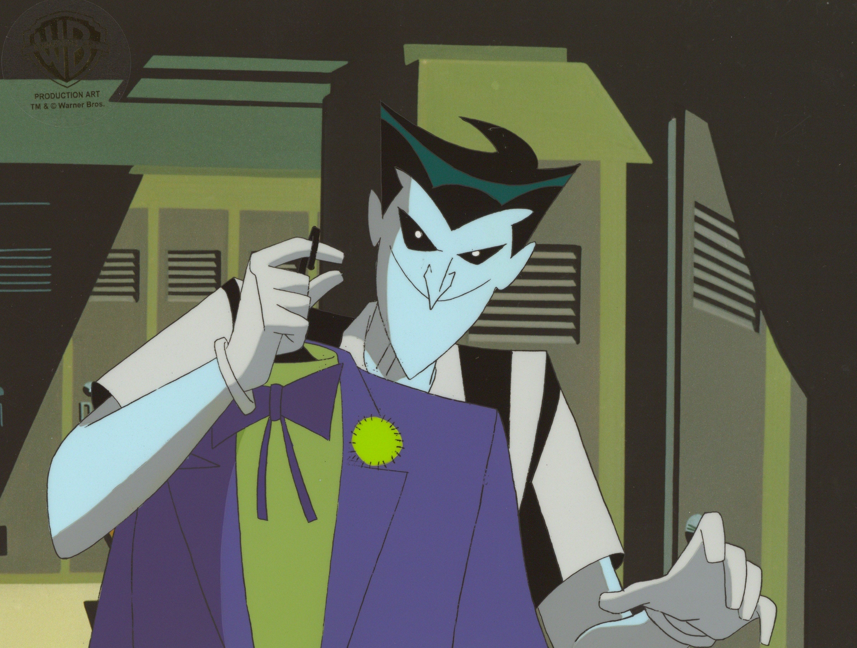 The New Batman Adventures Original Production Cel with Matching