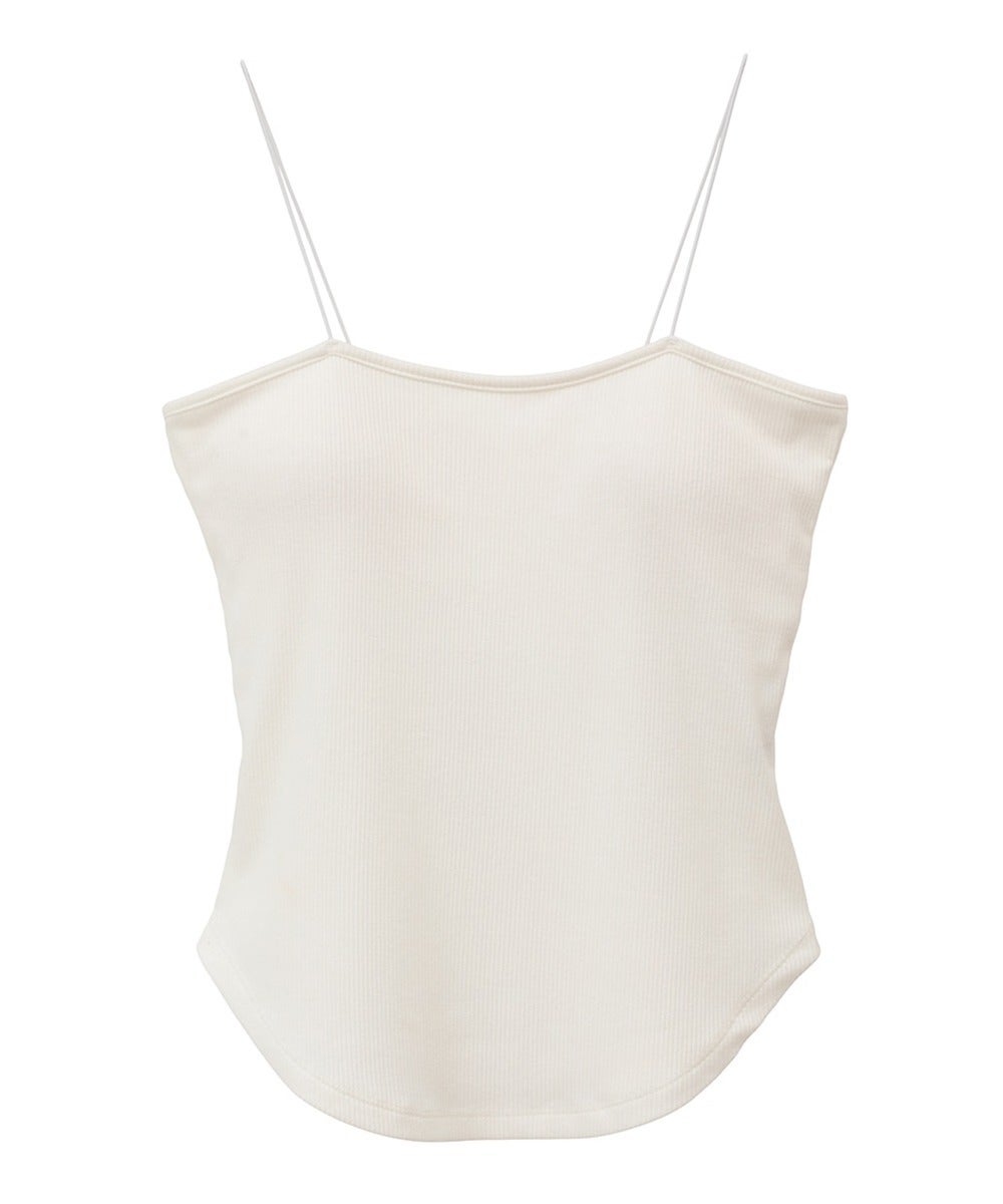 CLANE キャミソール CLANE（クラネ）の「DRAPE SATIN CAMISOLE TOPS