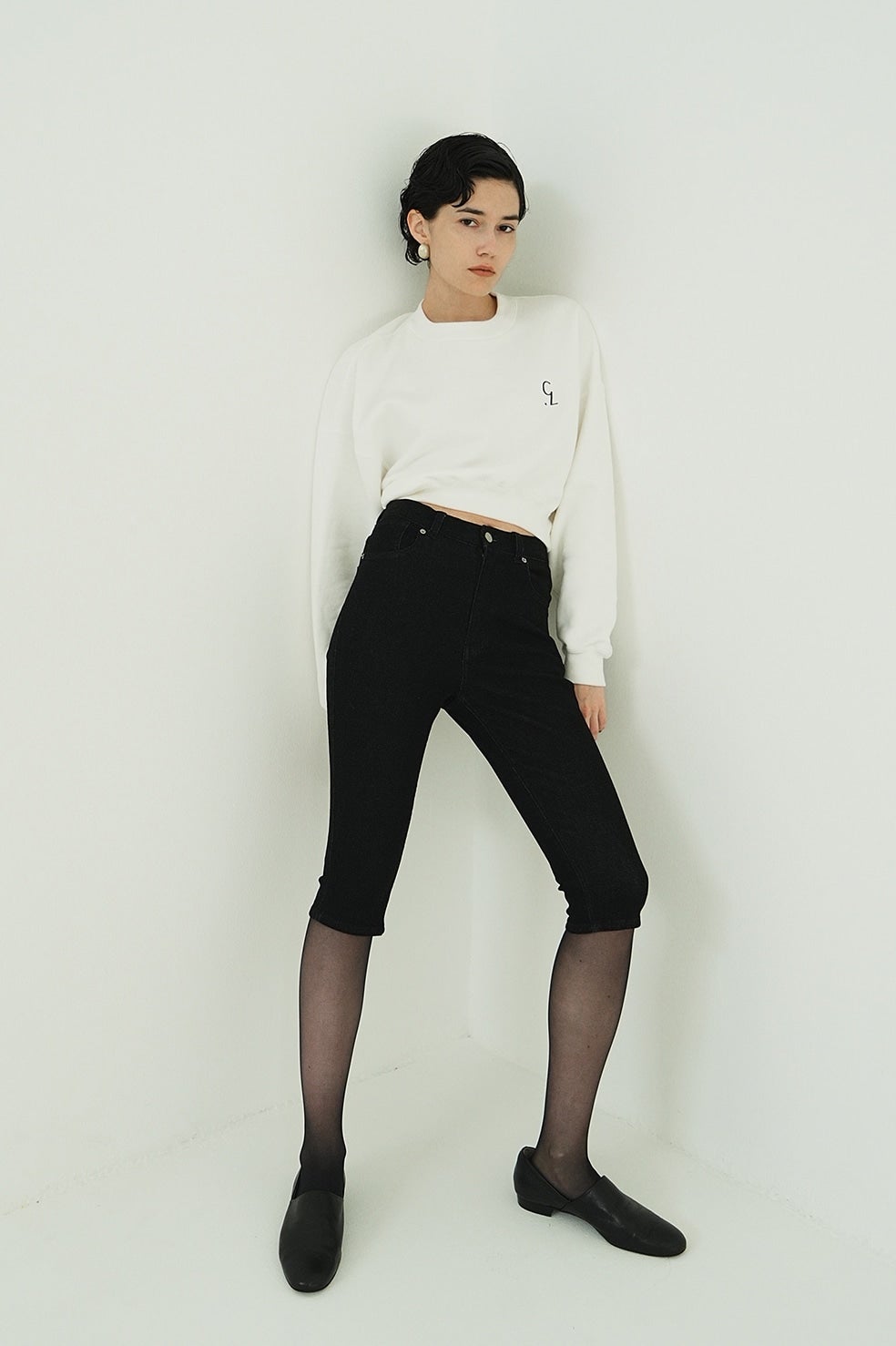 LOGO SHORT SWEAT TOPS｜TOPS(トップス)｜CLANE OFFICIAL ONLINE STORE