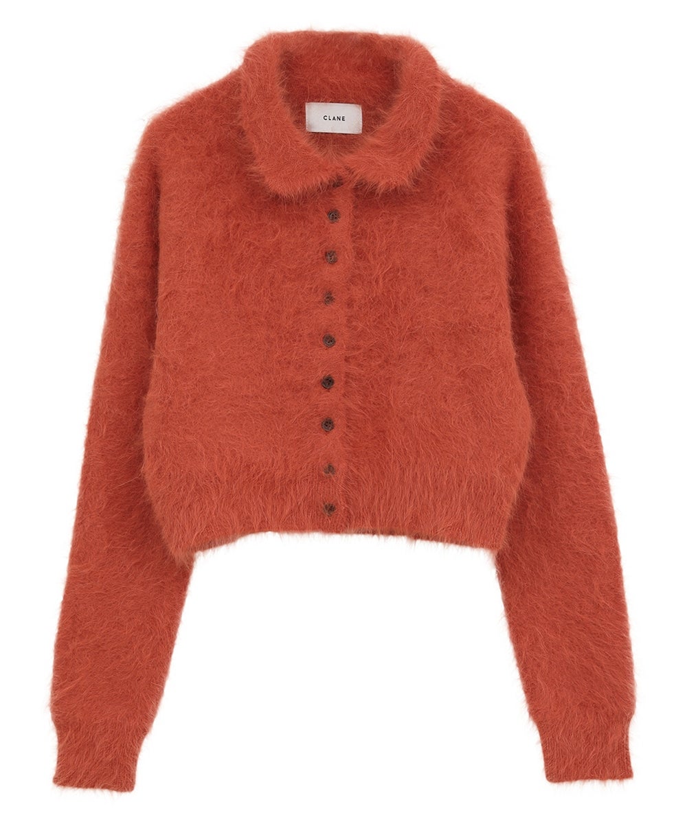 ANGORA SHORT KNIT CARDIGAN｜TOPS(トップス)｜CLANE OFFICIAL ONLINE