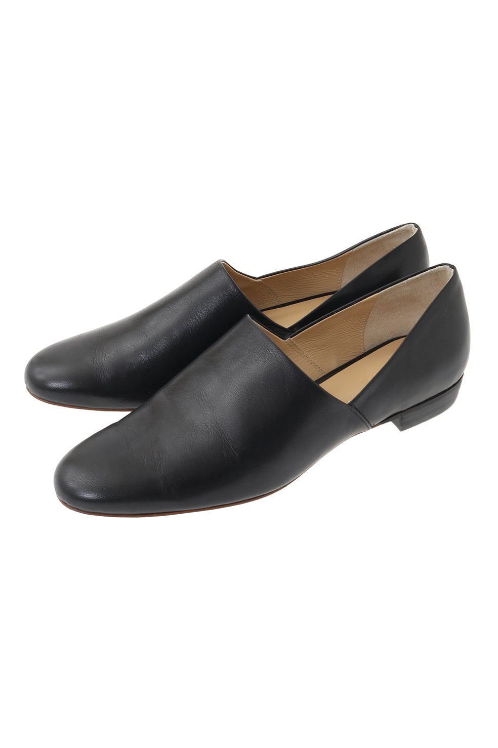 SIDE CUT STACKED HEEL FLAT SHOES｜BAG/SHOES(バッグ/シューズ