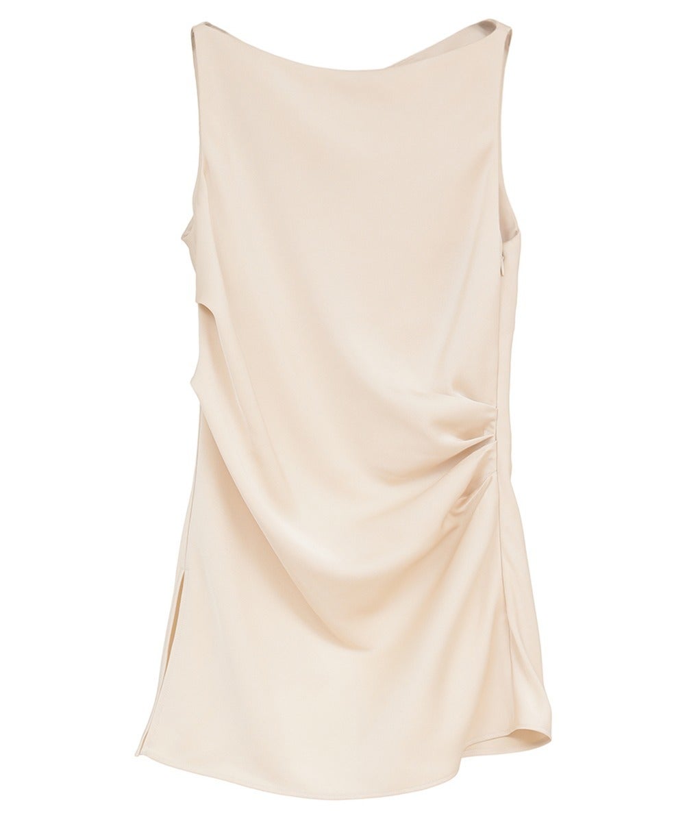 SATIN DRAPE TOPS｜TOPS(トップス)｜CLANE OFFICIAL ONLINE STORE