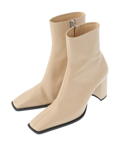 SQUARE EDGE SHORT BOOTS｜BAG/SHOES(バッグ/シューズ)｜CLANE