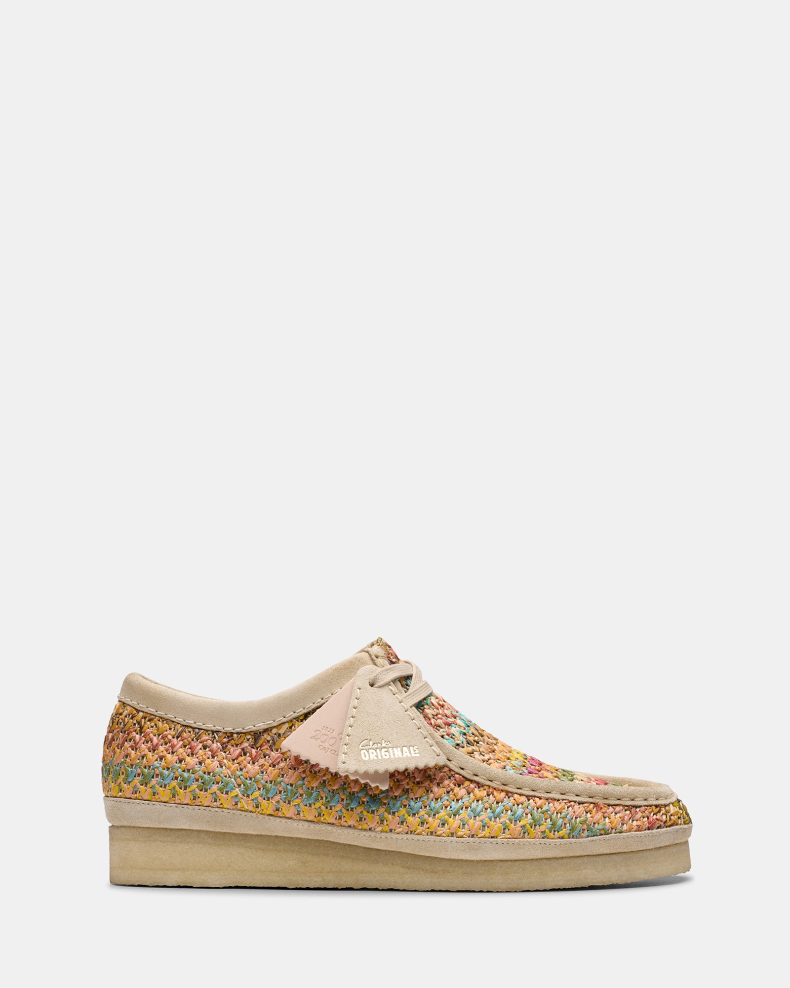 Wallabee (m) Multi Raffia – Clarks