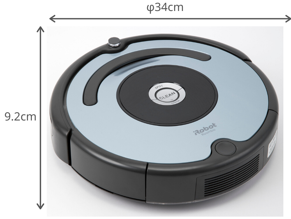 iRobot ルンバ641 ロボット掃除機 φ34×H9.2cm iRobot / アイロボットの