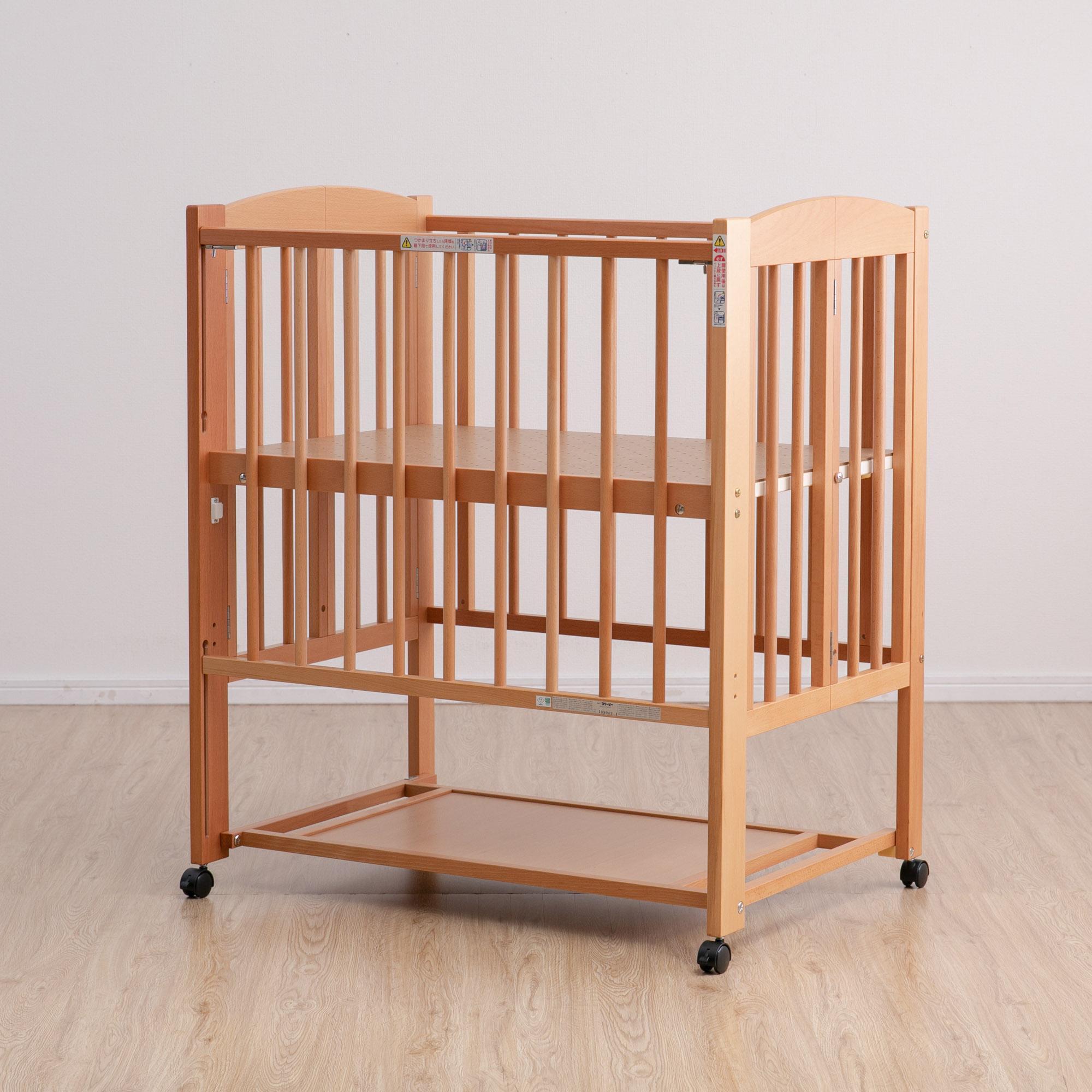 サワベビー プチベリー ベビーベッド 90×60 ツーオープン サワベビー