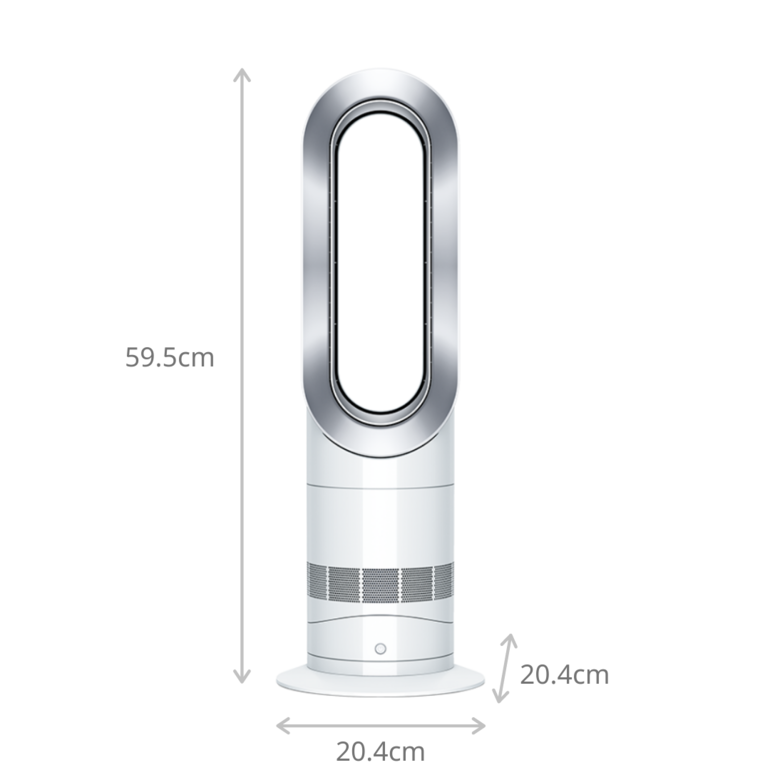 Dyson ホットアンドクール AM09 (温風・扇風機) W20.4×D20.4×H59.5cm