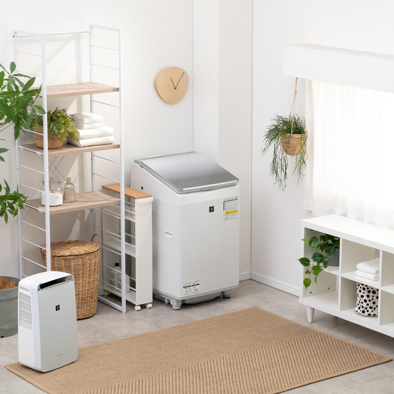 SHARP 縦型洗濯乾燥機【洗濯8kg /乾燥4.5kg】 洗濯8kg /乾燥4.5kg